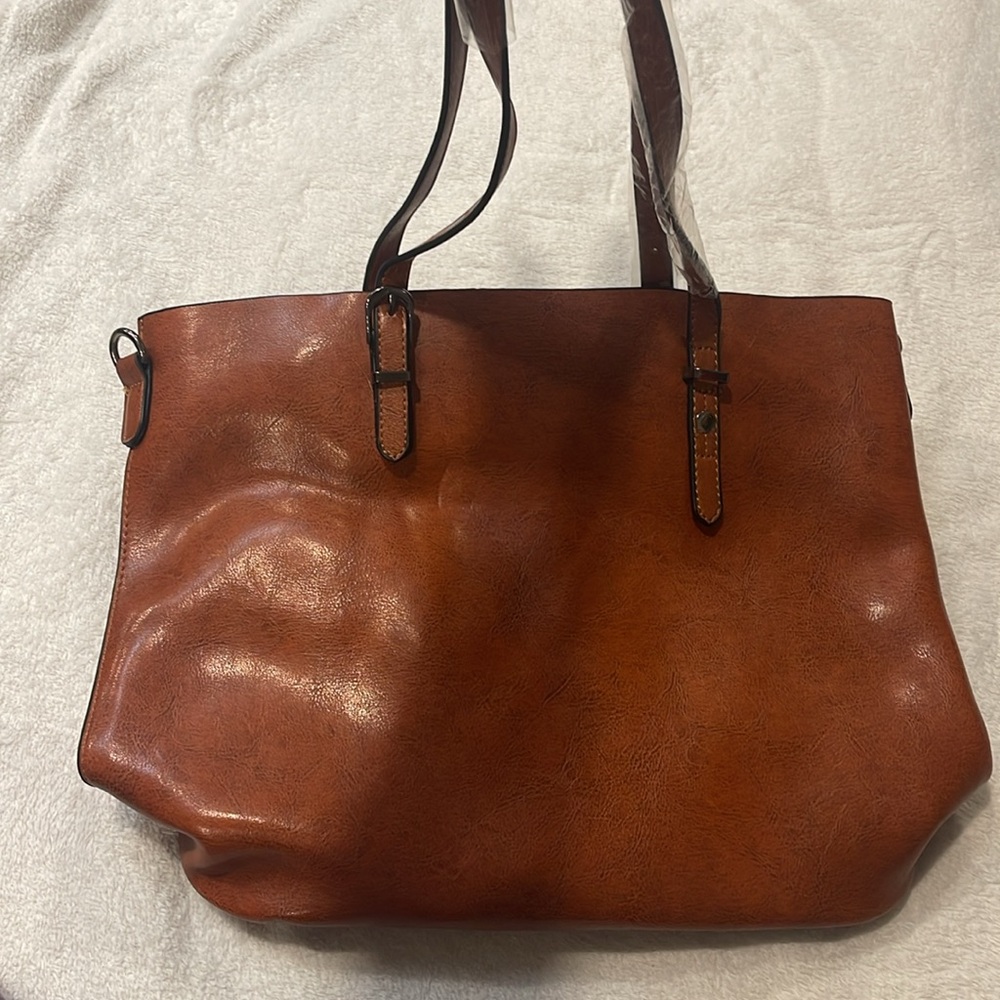 Brown Leather Women's Bag - Picture 1 of 10